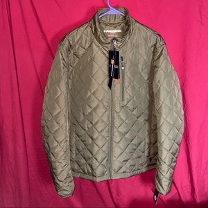 HAWKE & Co. Bark Tan Lightweight Wind & Water Resistant Heat Insulated Jacket